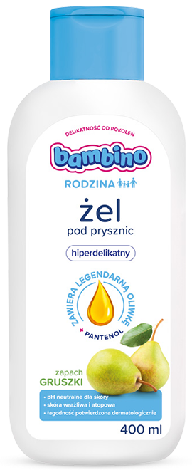 Żel pod prysznic - zapach gruszki